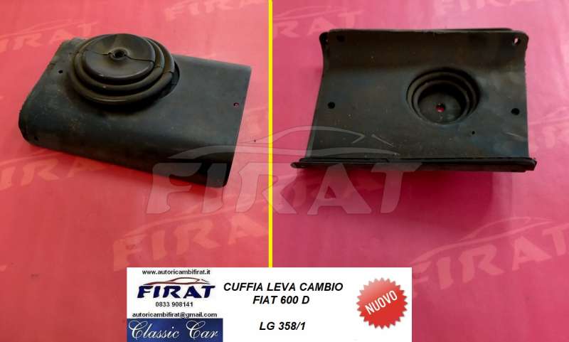 CUFFIA LEVA CAMBIO FIAT 600 D (358/1)